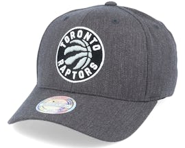 Toronto Raptors Heather Pop Charcoal 110 Adjustable - Mitchell & Ness
