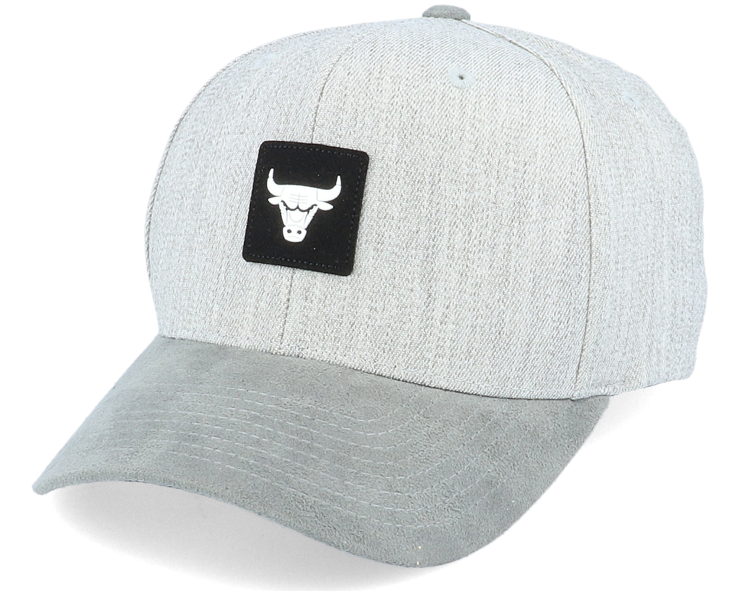 Chicago Bulls Monotone Heather Grey 110 Adjustable - Mitchell & Ness ...