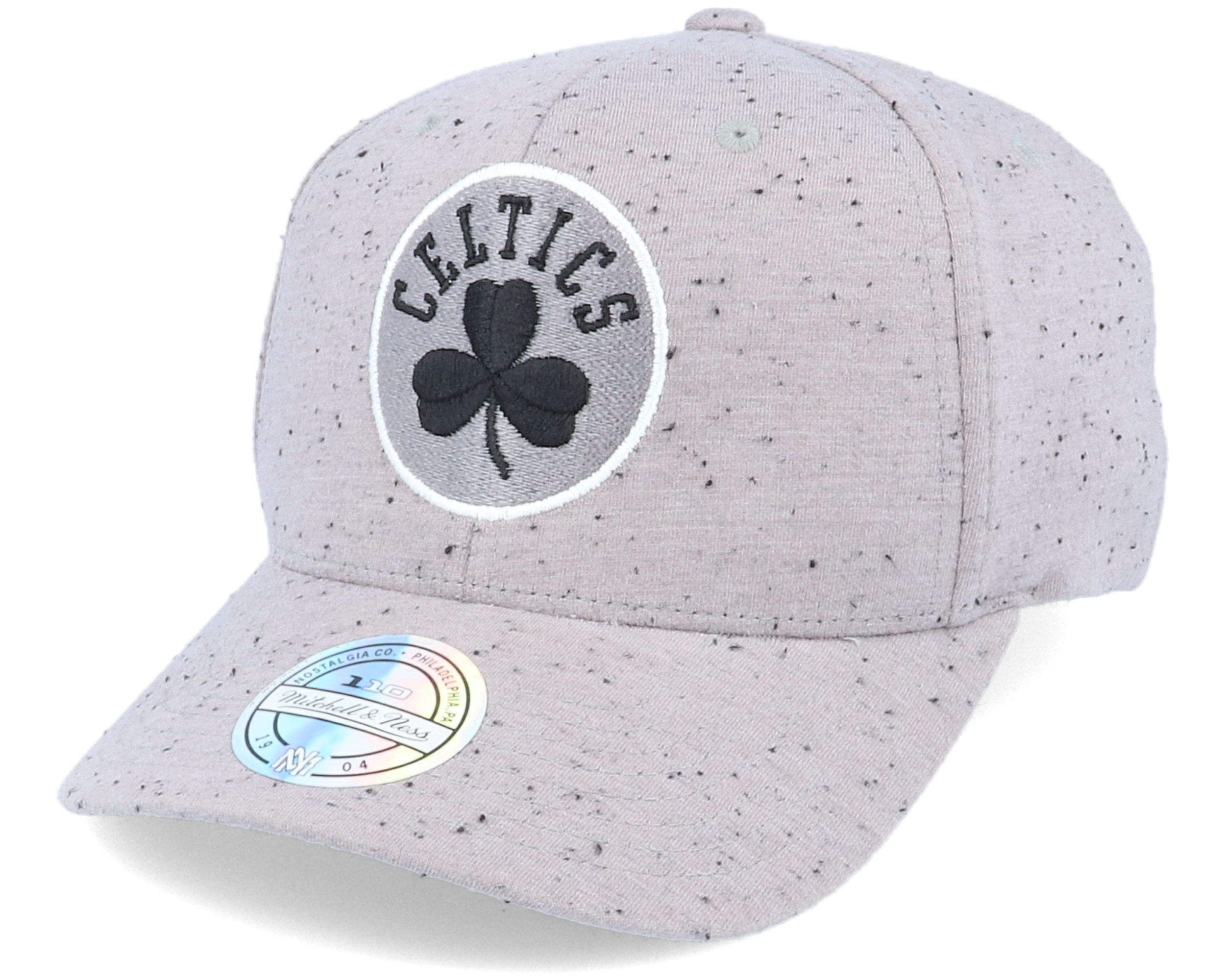 Boston Celtics Speck Grey 110 Adjustable Mitchell Ness
