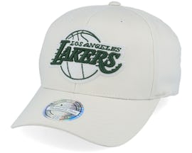 LA Lakers Stone/Forest 110 Adjustable - Mitchell & Ness