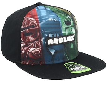 Kids Roblox Character Multi/Black Snapback - Main Image
