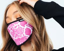 Snake Pink Face Mask - Hype