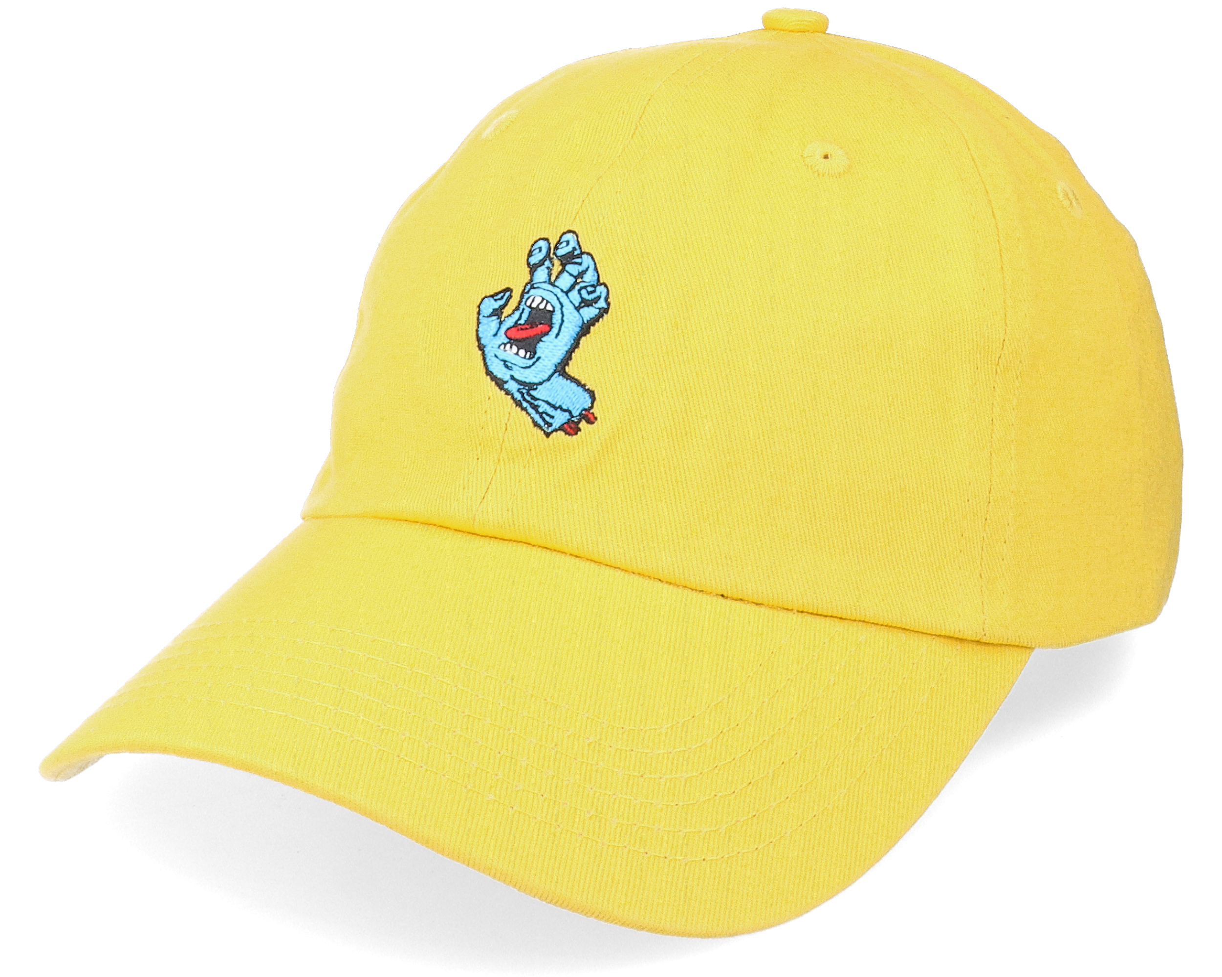 Screaming Mini Hand Cap Mustard Dad Cap - Santa Cruz cap ...