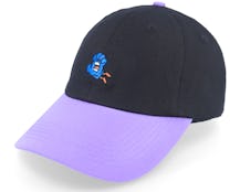 Toon Hand Cap Black/Soft Purple Dad Cap - Santa Cruz