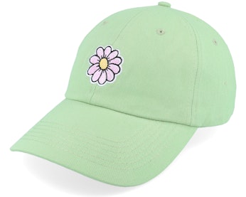 Womens Wildflower Cap Pastel Green Dad Cap