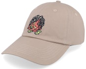Delfino Devil Mask Taupe Dad Cap