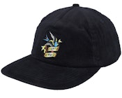 Sommer Sparrow Black Corduroy Snapback