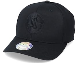 LA Clippers Black Logo/Black 110 Adjustable - Mitchell & Ness