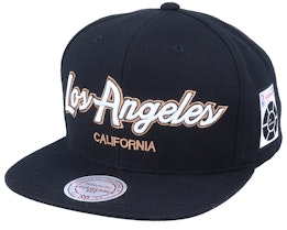 Hatstore Exclusive x Los Angeles Script & Patches Snapback - Mitchell & Ness