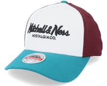 Hatstore Exclusive x Own Brand Exclusive Pinscript White/Purp - Mitchell & Ness