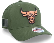 Hatstore Exclusive x Chicago Bulls Army Head - Mitchell & Ness