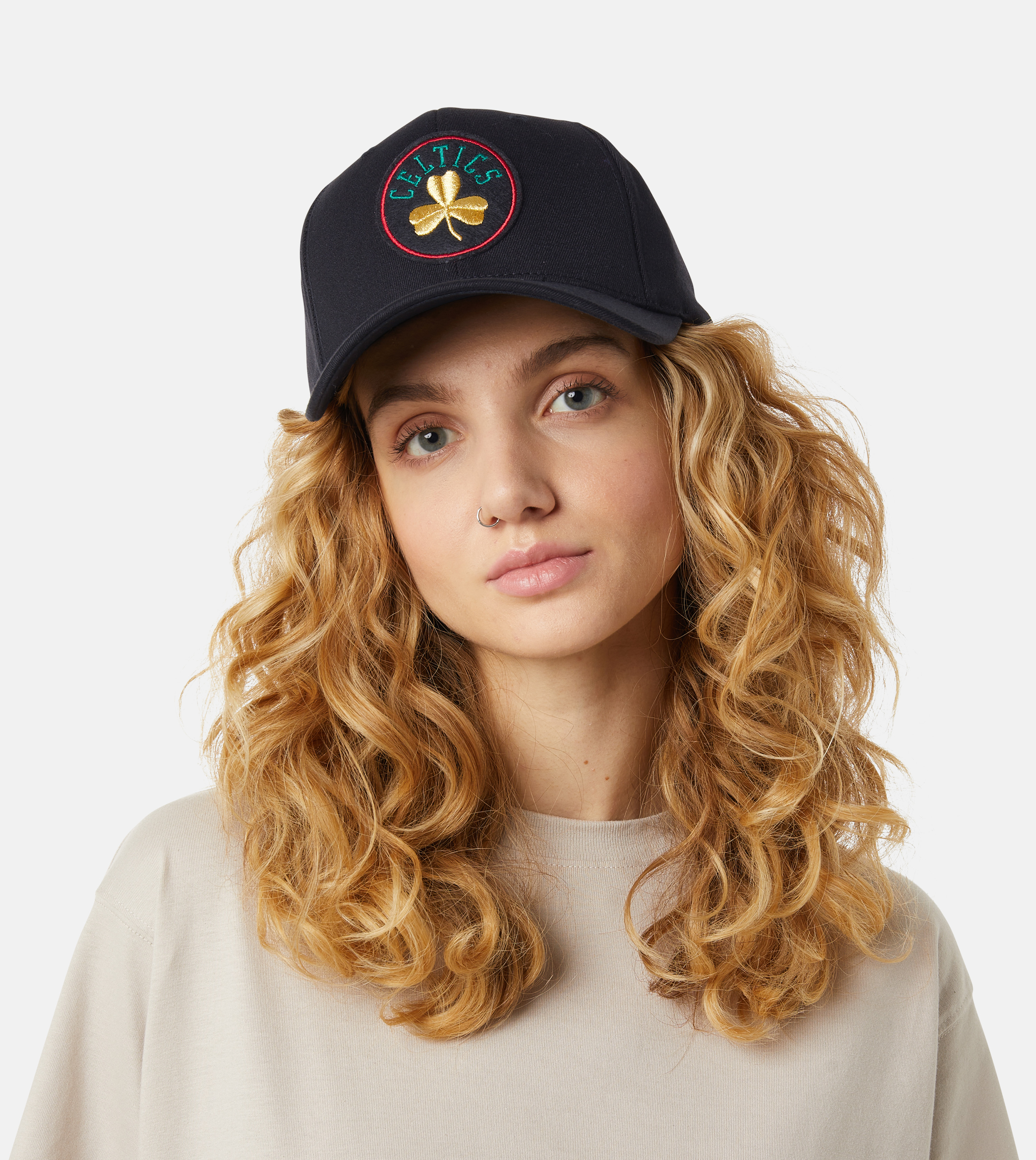 Hatstore Exclusive x Boston Celtics Luxe Black Adjustable