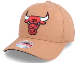 Hatstore Exclusive x Chicago Bulls Tan Logo - Mitchell & Ness
