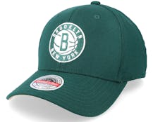 Brooklyn Nets Green/Sand Classic Green Adjustable - Mitchell & Ness
