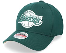 Los Angeles Lakers Green/Sand Classic Red Green Adjustable - Mitchell & Ness