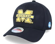 Hatstore Exclusive x Michigan Wolverines NCAA Black Adjustable - Mitchell & Ness