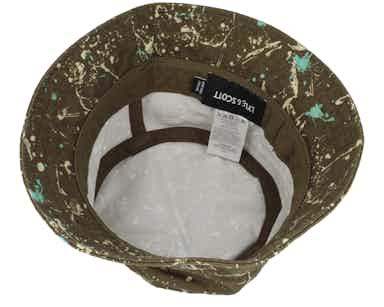 Cotton Twill Hat Splatter Olive Bucket - Lyle & Scott