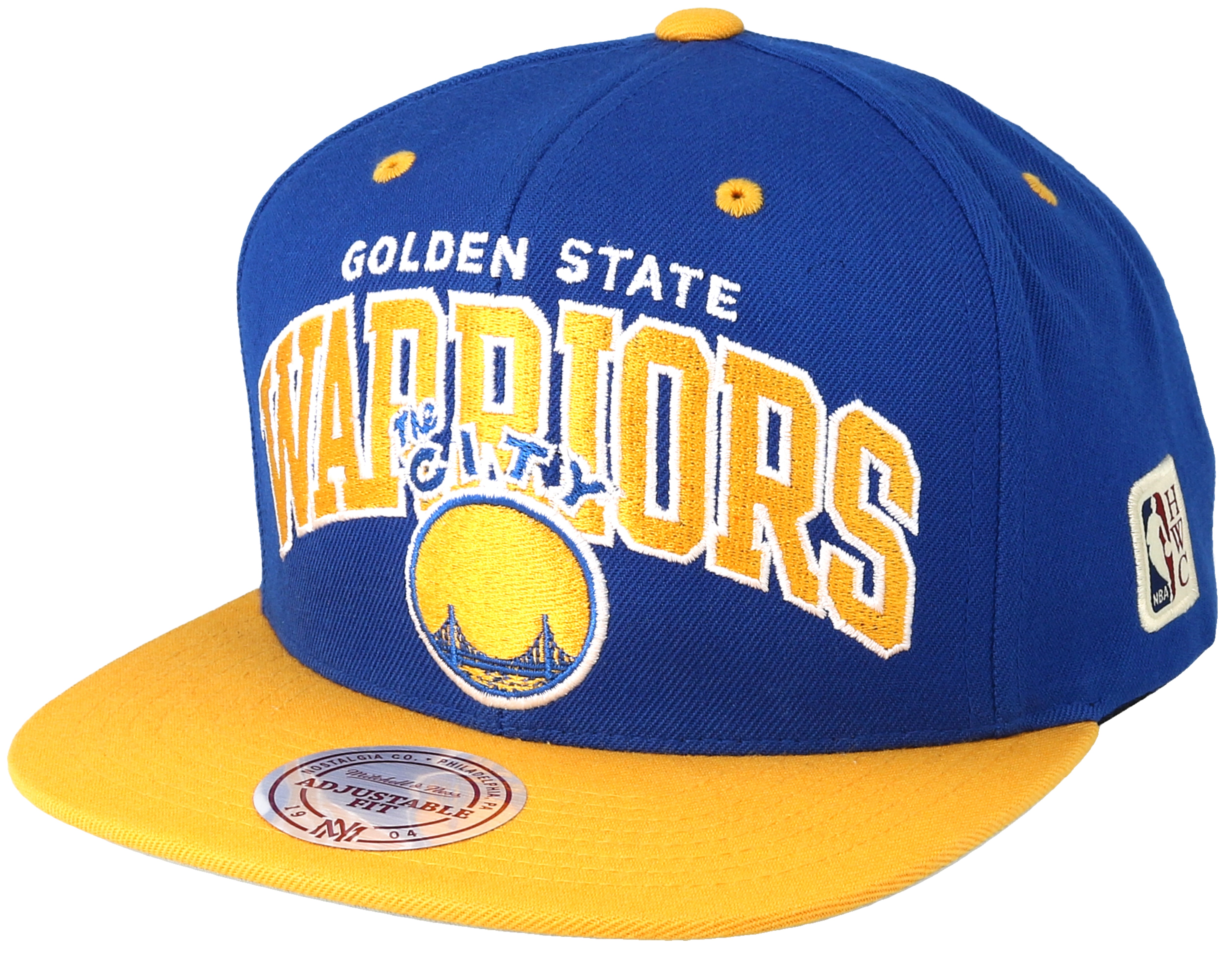 Caps Mitchell & Ness Nba Mitchell Ness Golden State Warriors Team Arch  Snapback • shop