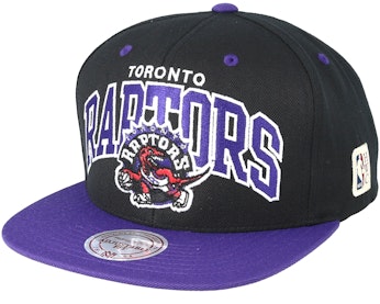 Toronto Raptors Team Arch Black/Purple Snapback - Main Image