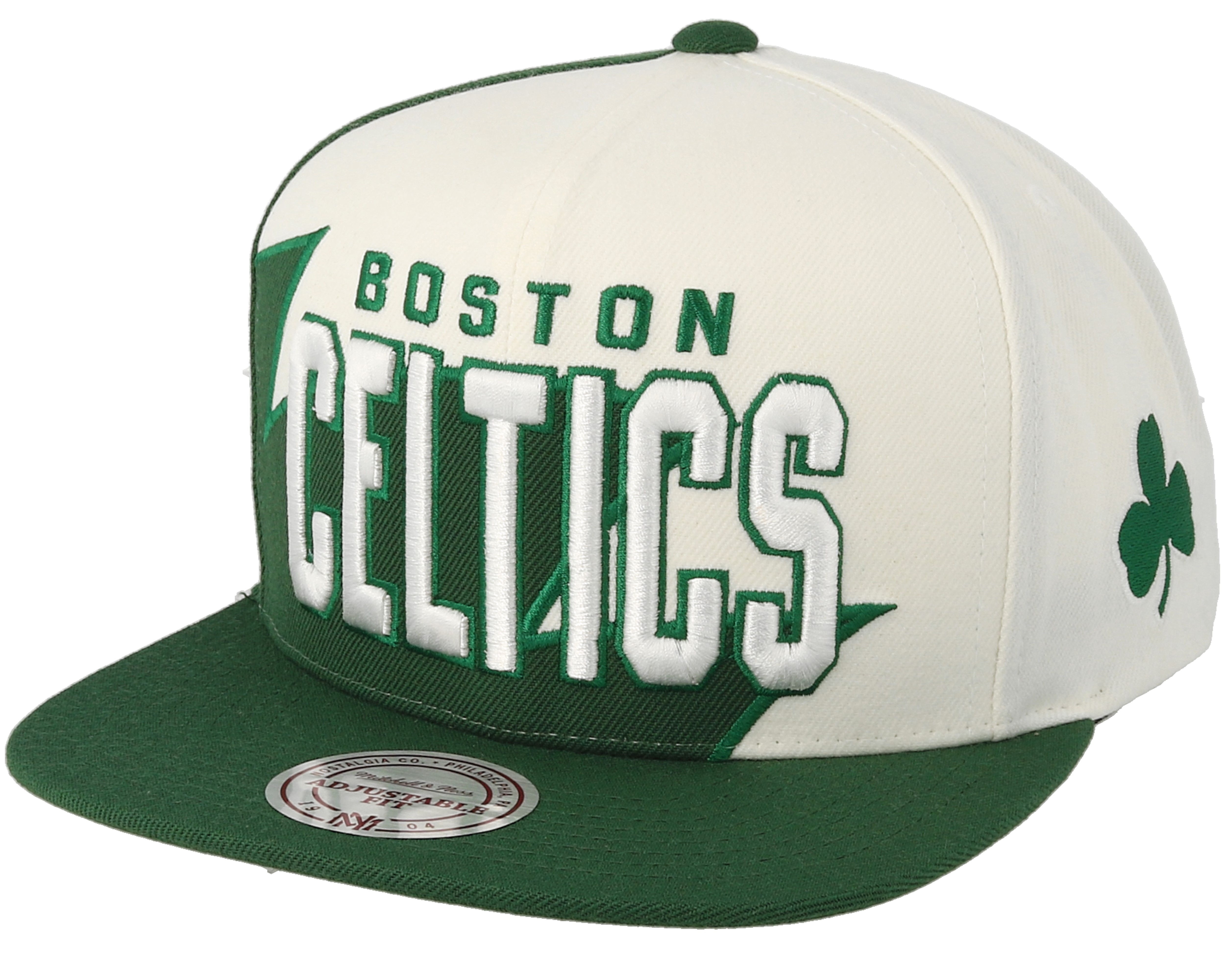 Mitchell & Ness Boston Celtics HWC Snapback White/Green - drops-ba