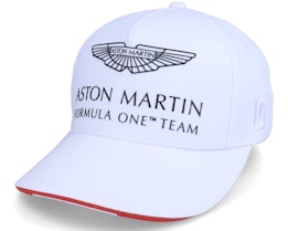 Kids Aston Martin F1 Driver LS Cap White Adjustable - Formula One