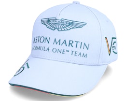 Kids Aston Martin F1 Driver SV Cap Grey Adjustable - Formula One