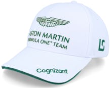 Aston Martin F1 Driver Ls Cap White Adjustable - Formula One