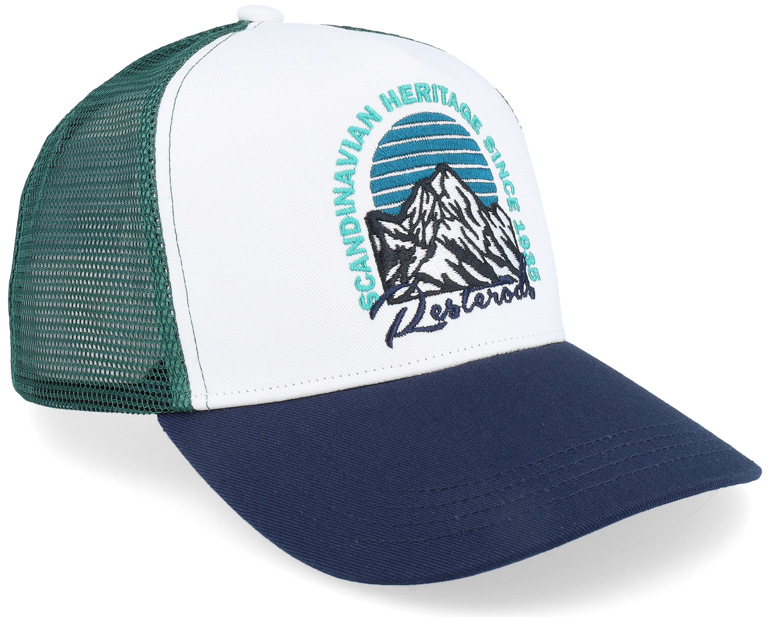 Alternativ bild 1 för Resteröds Trucker Cap Mörkgrön bomull One Size Herr