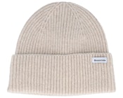 Wool Beanie Beige Cuff