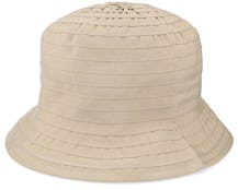 Angelica Cotton Beige Bucket - MJM Hats