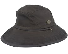 Utrecht Wax Cotton Brown Southwest Hat - MJM Hats