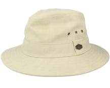 Assen Washed Cotton Beige Hat - MJM Hats