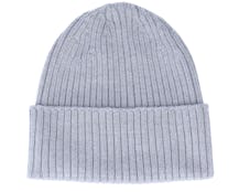 Beanie 100% Merino Wool Grey Cuff - MJM Hats