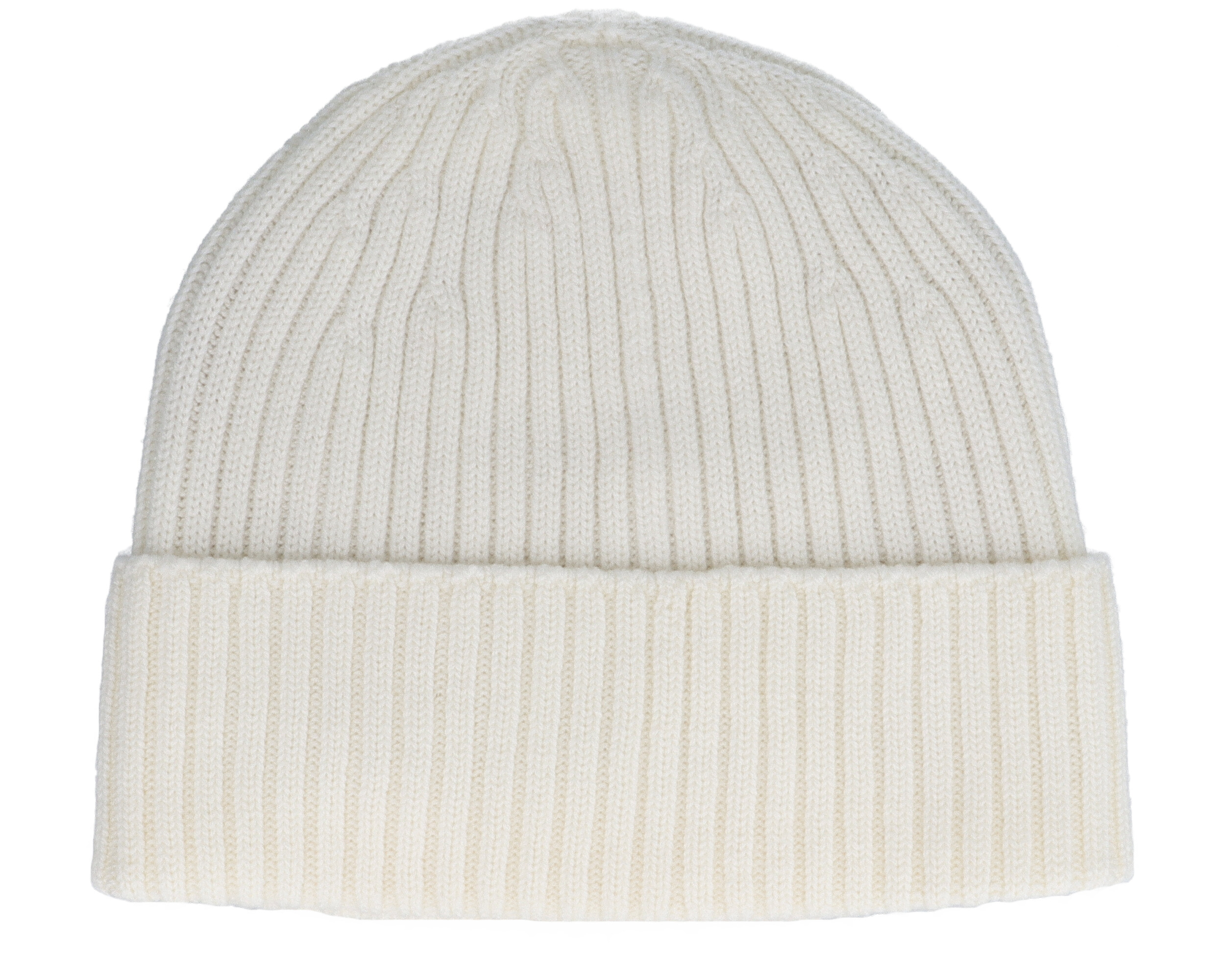 Beanie 100% Merino Wool Off White Cuff - MJM Hats beanie ...