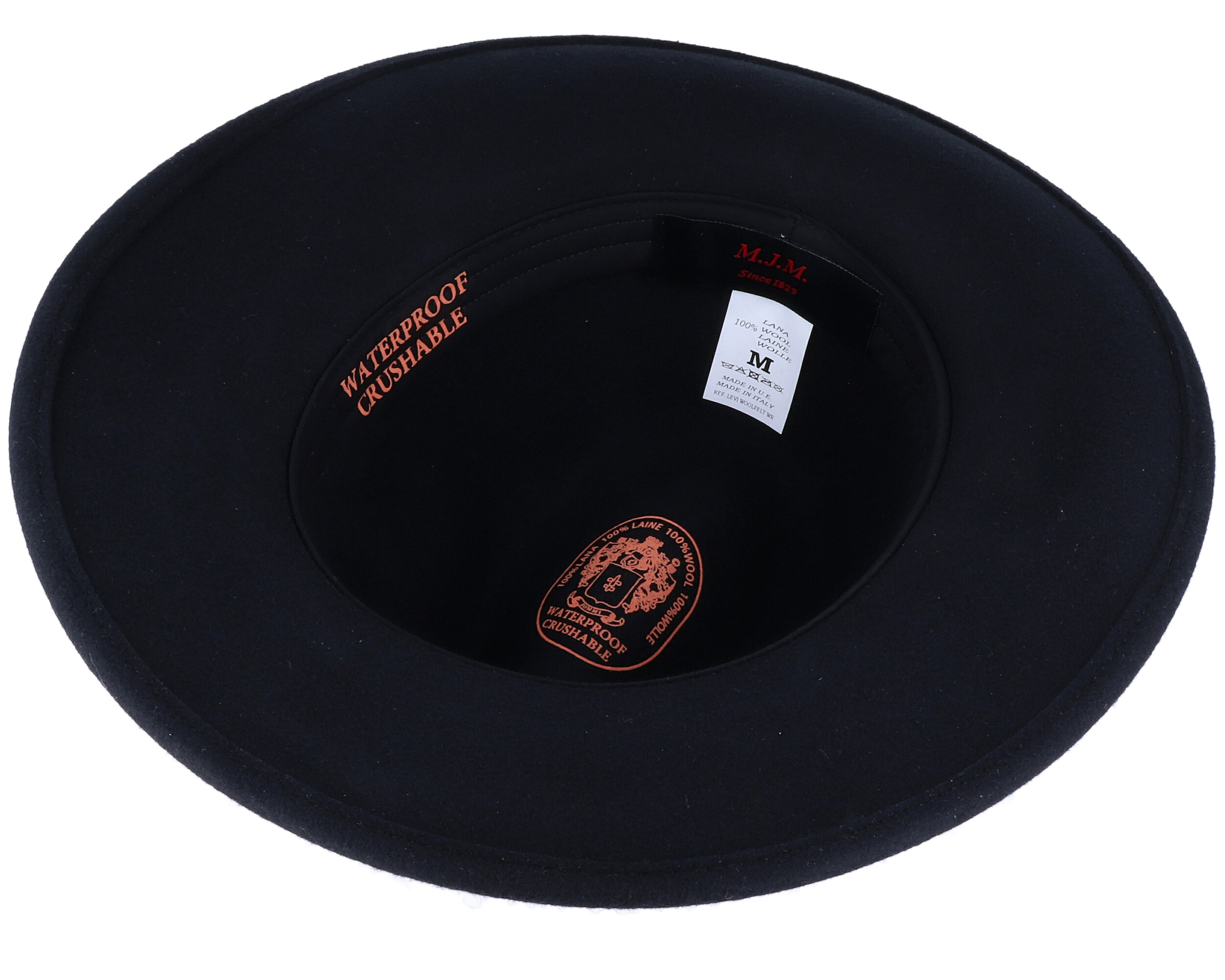 Levi Woolfelt Wr Black Fedora