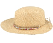 Ashley W Raffia Natural Straw Hat