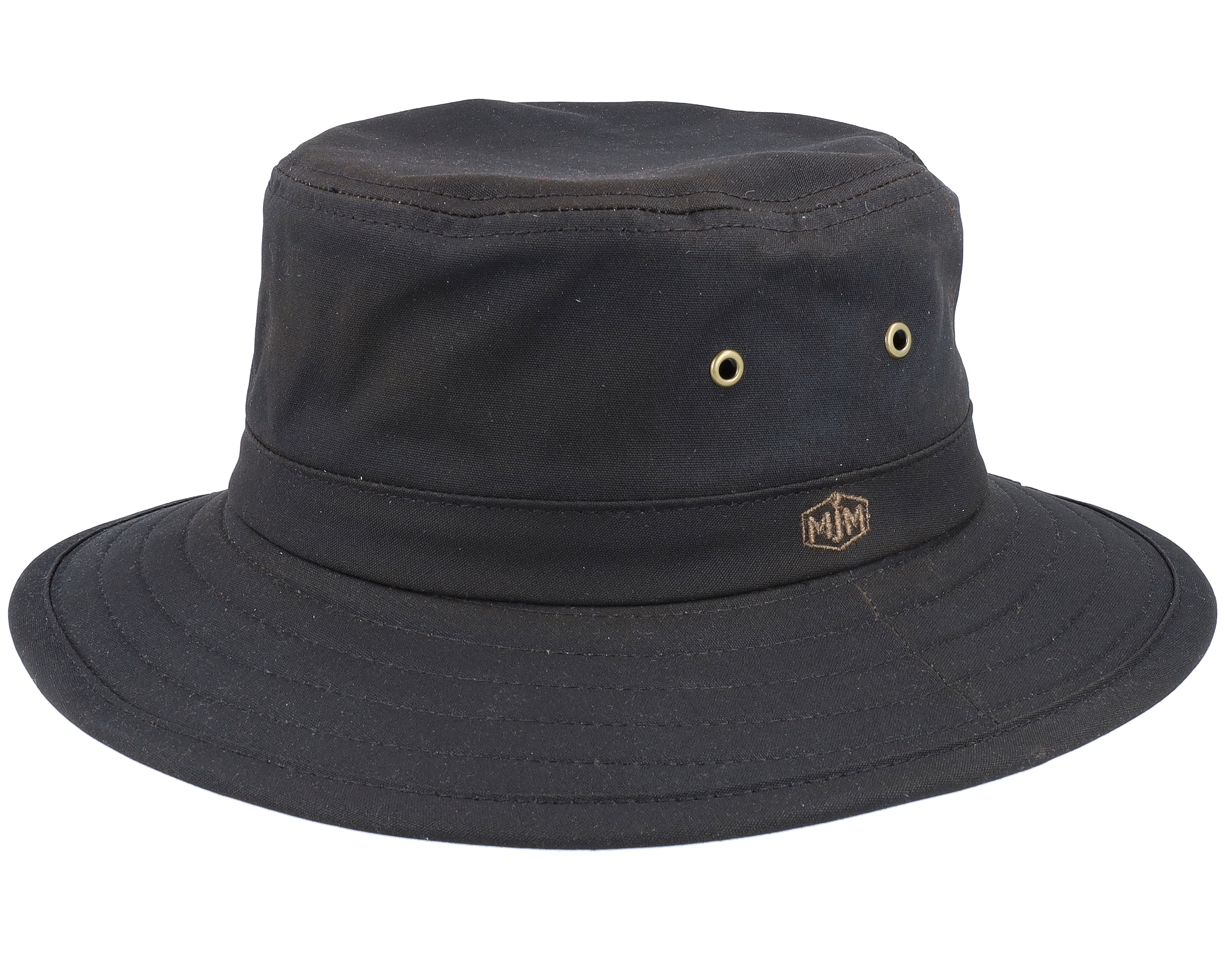 Boonie Wax Cotton Brown Bucket MJM Hats hat