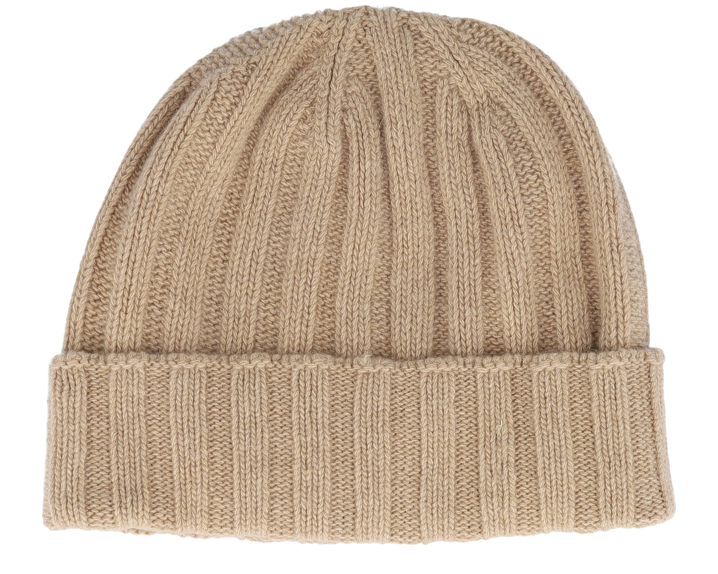 Beanie Soft Rec Cashmere/Wool Camel Cuff
