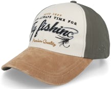 Fly Fishing Catch You Later Cotton Olive Adjustable - MJM Hats