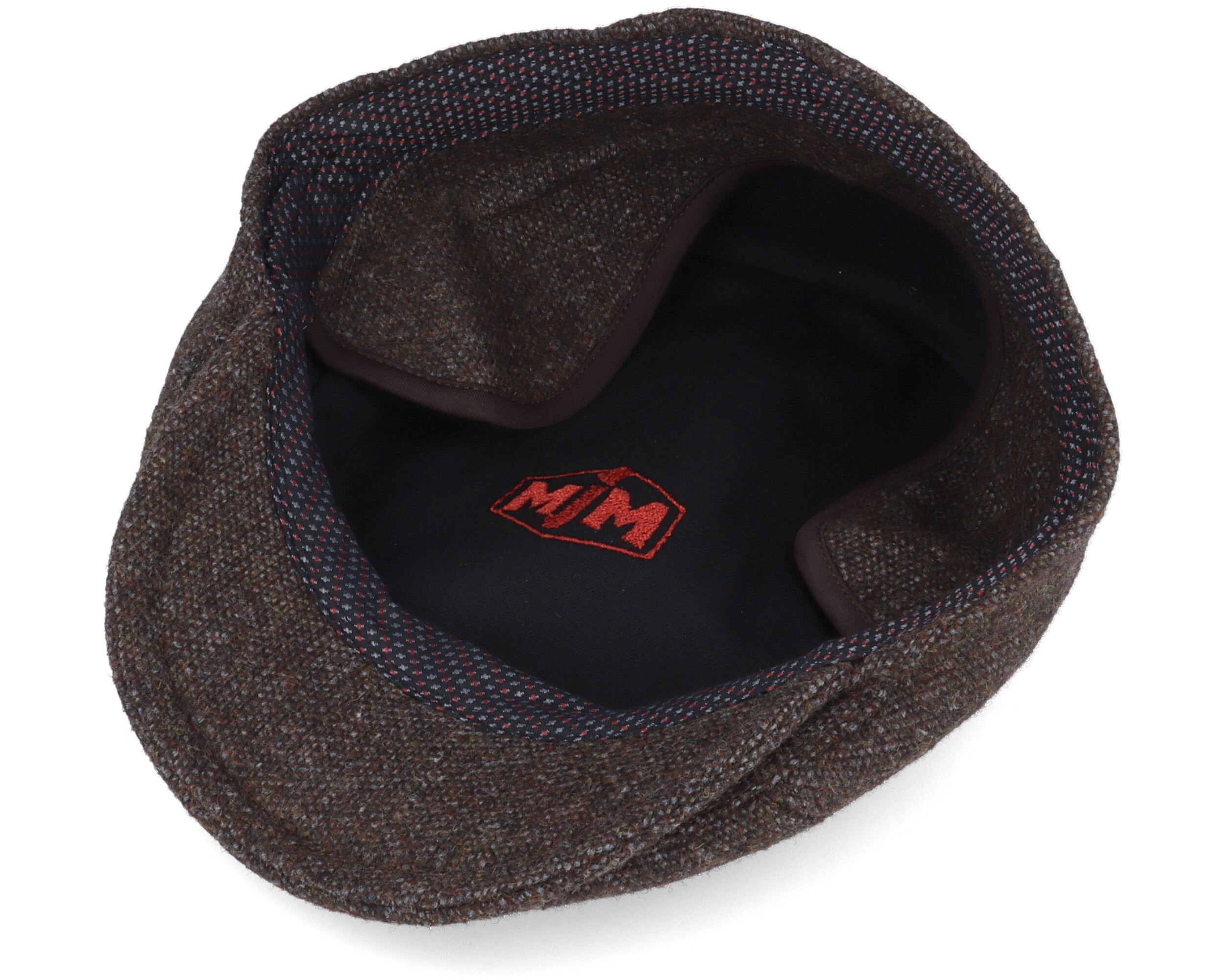 ワンピなど最旬ア！ El Bang Wool Hats MJM - Cap Flat Brown 88 Mix 帽子
