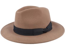 Blue Line Brazil Wool/Cashmere Beige Fedora - MJM Hats