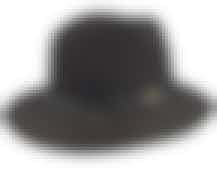 Jackson Canvas Cotton Black Fedora - MJM Hats