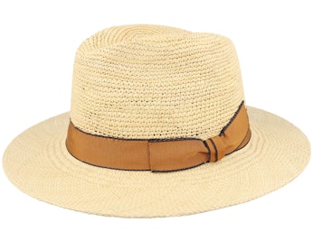 Blue Line Bio Panama Natural/Curry Band Straw Hat