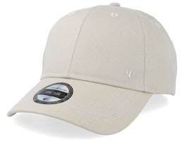 Wolf Baseball Cap Beige Adjustable - State Of Wow