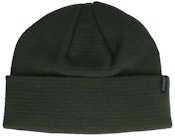 Indie Beanie Dark Green Cuff
