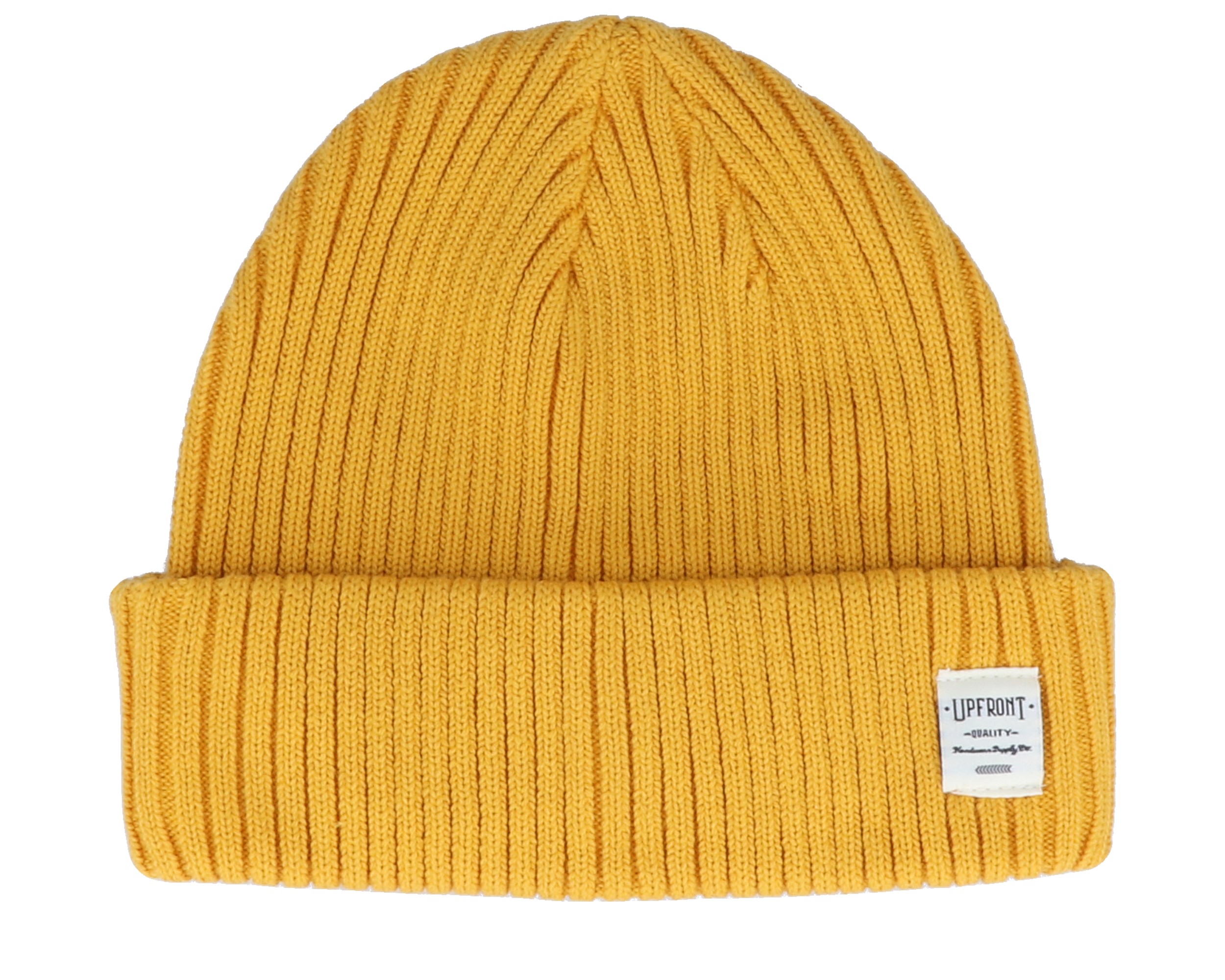 Bridge Yellow Cuff - Upfront beanie | Hatstoreworld.com