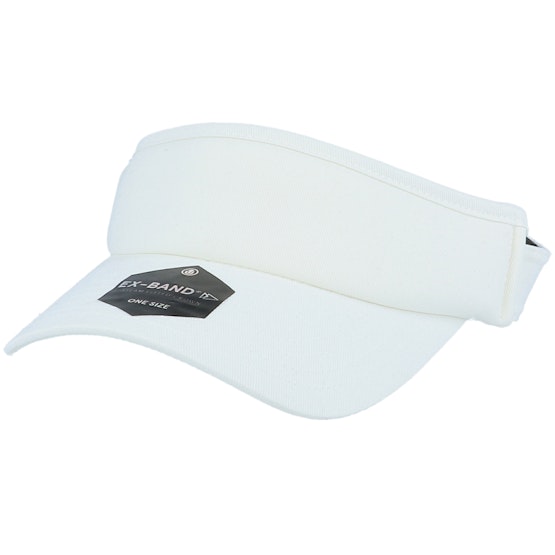 Produktfoto för Upfront - Vit visor Keps - Sunvisor Ex-Band White Visor @ Hatstore