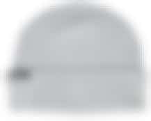 Patch Rib Beanie Color Light Grey Melange Cuff - Upfront
