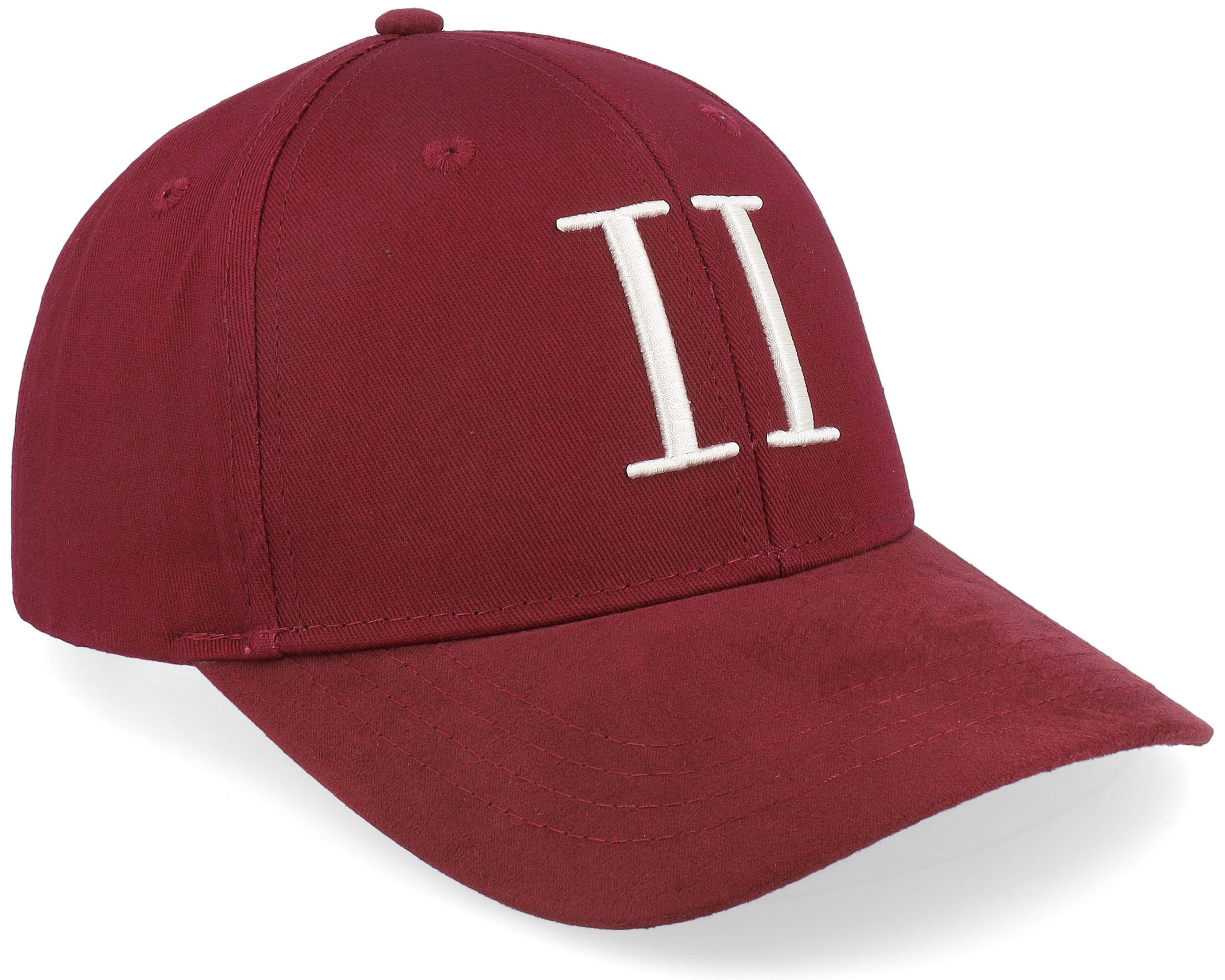 Baseball Cap Suede Ii Burgundy/Off White Adjustable