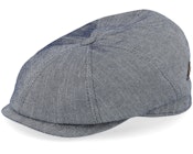Peeky 51 Cotton Navy Flat Cap